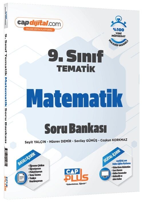 Çap Yayınları 9. Sınıf Matematik Tematik Soru Bankası Çap Yayınları