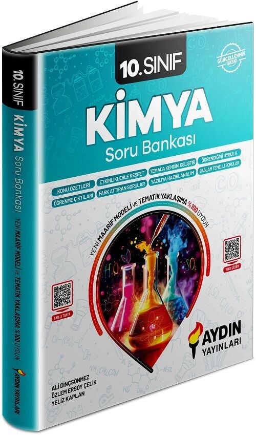 Aydın 10. Sınıf Kimya Maarif Modeli Soru Bankası Aydın Yayınları