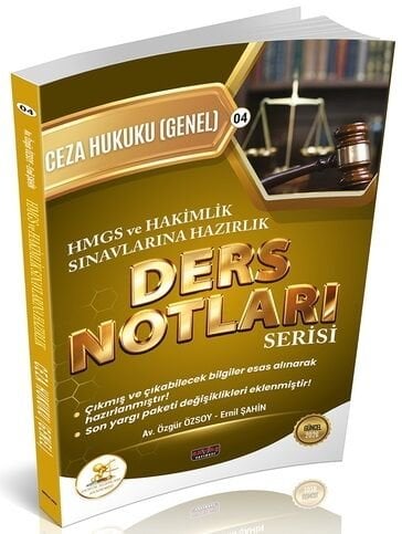 Savaş 2026 HUKAL HMGS Hakimlik Ceza Hukuku Genel Hükümler Ders Notları Savaş Yayınları