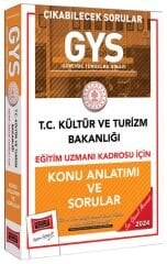 Yargı 2024 GYS Kültür ve Turizm Bakanlığı Eğitim Uzman Konu Anlatımı ve Sorular Çözümlü Görevde Yükselme Yargı Yayınları