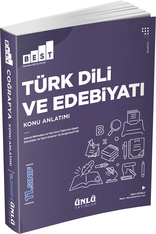 Ünlü 11. Sınıf Türk Dili ve Edebiyatı BEST Konu Anlatımlı Ünlü Yayınları