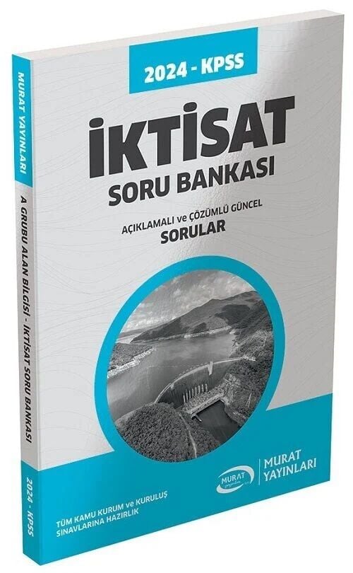 SÜPER FİYAT - Murat 2024 KPSS A Grubu İktisat Soru Bankası Çözümlü Murat Yayınları