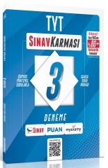 Sınav YKS TYT Tüm Dersler 3 Deneme Çözümlü Sınav Yayınları