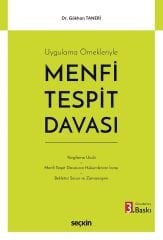 Seçkin Menfi Tespit Davası 3. Baskı - Gökhan Taneri Seçkin Yayınları