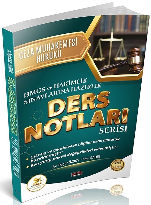 Savaş 2026 HUKAL HMGS Hakimlik Ceza Muhakemesi Hukuku Ders Notları 2. Baskı Savaş Yayınları