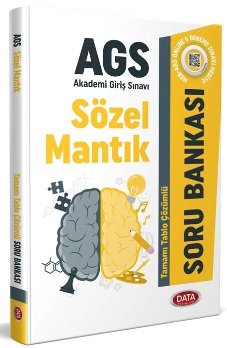 SÜPER FİYAT - Data MEB-AGS Sözel Mantık Soru Bankası Çözümlü Data Yayınları