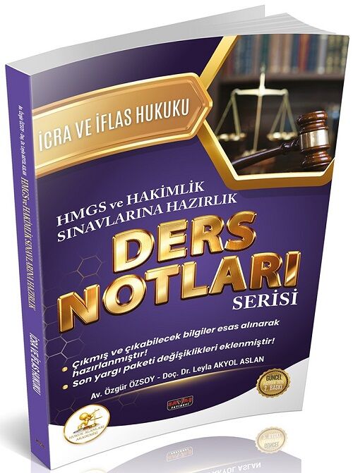 Savaş 2026 HUKAL HMGS Hakimlik İcra ve İflas Hukuku Ders Notları 2. Baskı Savaş Yayınları