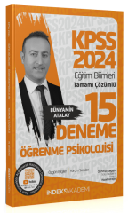 SÜPER FİYAT - İndeks Akademi 2024 KPSS Eğitim Bilimleri Öğrenme Psikolojisi 15 Deneme Çözümlü - Bünyamin Atalay İndeks Akademi Yayıncılık