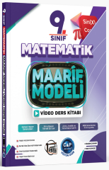 Çap Yayınları 9. Sınıf Matematik Maarif Model Video Ders Kitabı Çap Yayınları