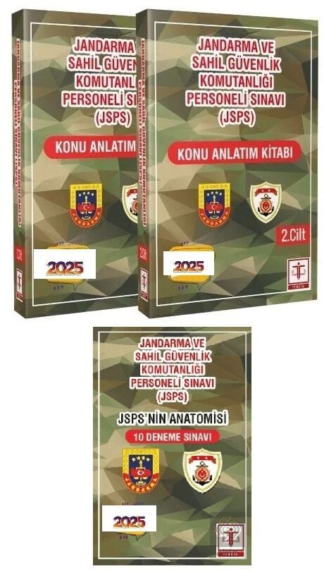 Tercih Kitabevi 2025 Jandarma ve Sahil Güvenlik Komutanlığı Personeli Sınavı Konu Anlatımı 2 Cilt + 10 Deneme Tercih Kitabevi