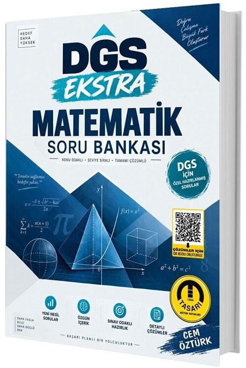 Tasarı DGS Matematik Ekstra Soru Bankası Çözümlü Tasarı Yayınları