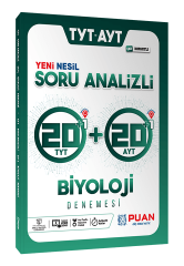 Puan YKS TYT AYT Biyoloji 42 Deneme Puan Yayınları