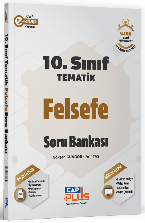 Çap Yayınları 10. Sınıf Felsefe Tematik Soru Bankası Çap Yayınları