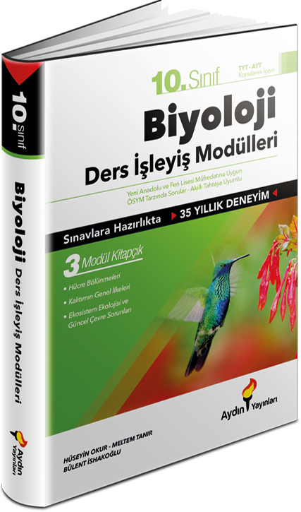 Aydın 10. Sınıf Biyoloji Ders İşleyiş Modülleri Aydın Yayınları