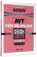 Marka 2026 YKS AYT Fen Bilimleri Çıkmış Sorular Son 8 Yıl Konu Konu Tıpkı Basım Arşiv Serisi Çözümlü Marka Yayınları