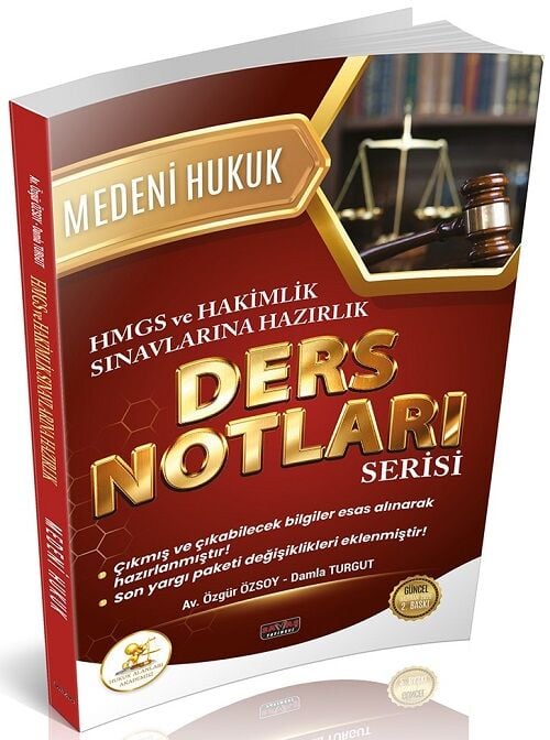 Savaş 2026 HUKAL HMGS Hakimlik Medeni Hukuk Ders Notları 2. Baskı Savaş Yayınları