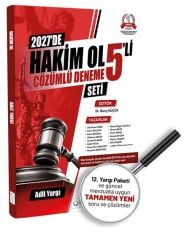 İlken 2027 Adli Yargı Hakim Ol 5 Deneme Çözümlü İlken Yayınları