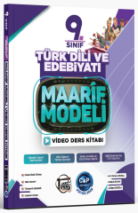 Çap Yayınları 9. Sınıf Türk Dili ve Edebiyatı Maarif Model Video Ders Kitabı Çap Yayınları