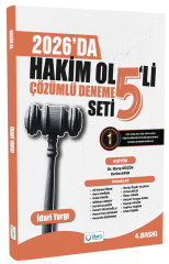 İlken 2026 İdari Yargı Hakim Ol 5 Deneme Çözümlü 4. Baskı İlken Yayınları