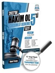 İlken 2027 İdari Yargı Hakim Ol 5 Deneme Çözümlü İlken Yayınları