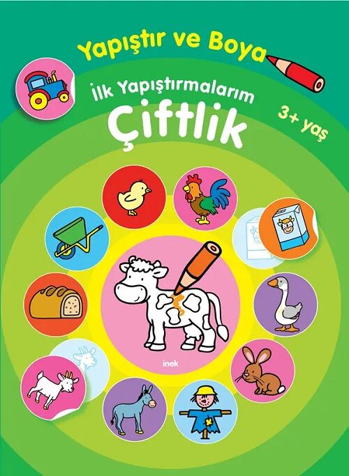 Yapıştır ve Boya - İlk Yapıştırmalarım Çiftlik Parıltı Yayınları