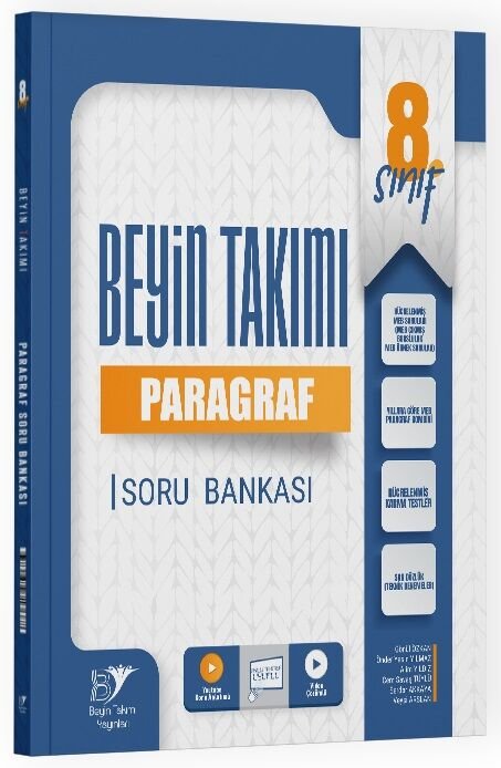 Beyin Takımı 8. Sınıf Paragraf Soru Bankası Beyin Takımı Yayınları