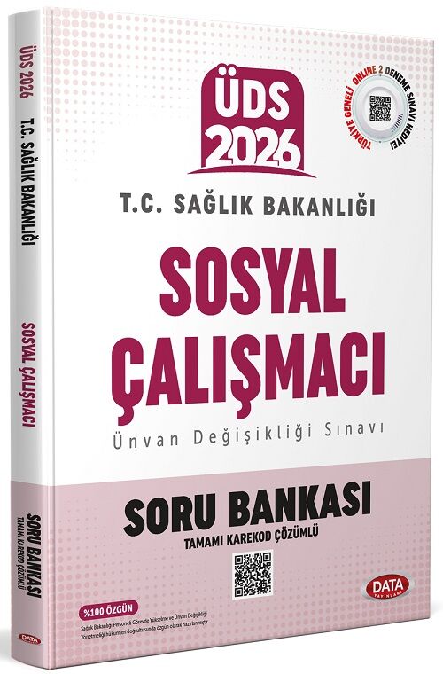Data 2026 GYS ÜDS Sağlık Bakanlığı Sosyal Çalışmacı Soru Bankası Çözümlü Görevde Yükselme Ünvan Değişikliği Data Yayınları