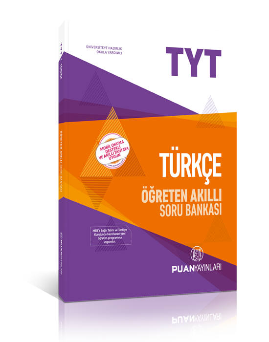 Puan YKS TYT Türkçe Akıllı Öğreten Soru Bankası Puan Yayınları