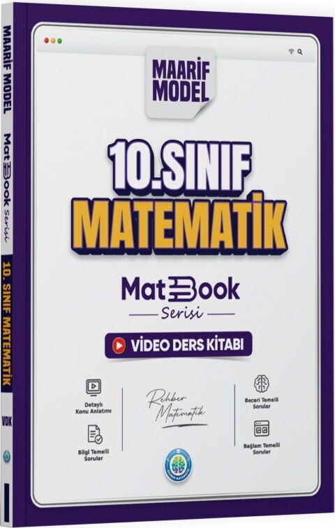 Rehber Matematik 10. Sınıf Matematik Matbook Maarif Model Video Ders Kitabı Rehber Matematik