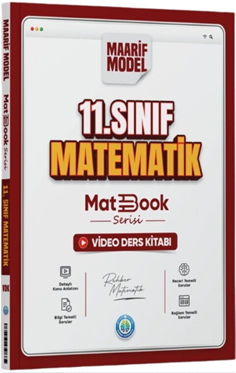 Rehber Matematik 11. Sınıf Matematik Matbook Maarif Model Video Ders Kitabı Rehber Matematik