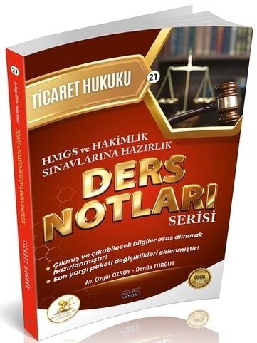 Savaş 2026 HUKAL HMGS Hakimlik Ticaret Hukuku Ders Notları Savaş Yayınları