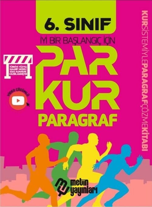 Metin 6. Sınıf Parkur Paragraf Soru Bankası Çözümlü Metin Yayınları