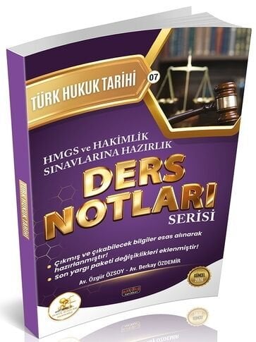 Savaş 2026 HUKAL HMGS Hakimlik Türk Hukuk Tarihi Ders Notları Savaş Yayınları