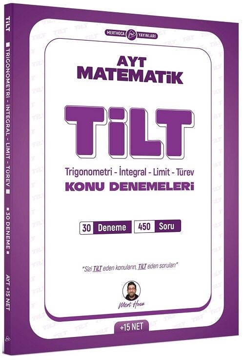 Mert Hoca 2026 YKS AYT TİLT Trigonometri, İntegral, Limİt ve Türev 30 Deneme - Mert Güven Mert Hoca Yayınları