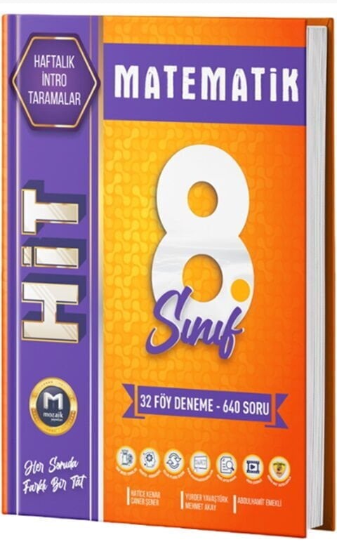 Mozaik 8. Sınıf Matematik İntro Hit 32 Deneme Mozaik Yayınları