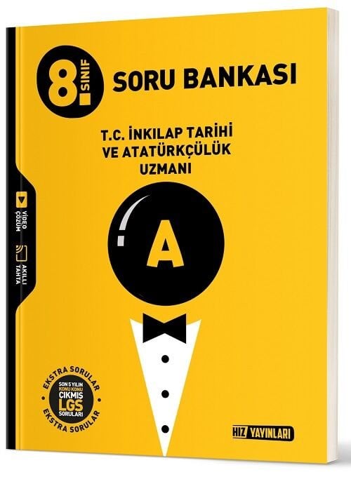 Hız Yayınları 8. Sınıf TC İnkilap Tarihi ve Atatürkçülük Uzmanı Soru Bankası Video Çözümlü Hız Yayınları