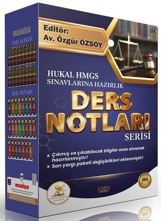 Savaş 2026 HUKAL HMGS Ders Notları Seti - Özgür Özsoy Savaş Yayınları