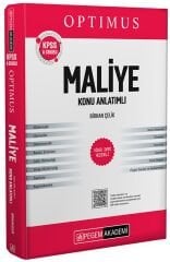 Pegem 2026 KPSS A Grubu Optimus Maliye Konu Anlatımı Pegem Akademi Yayınları