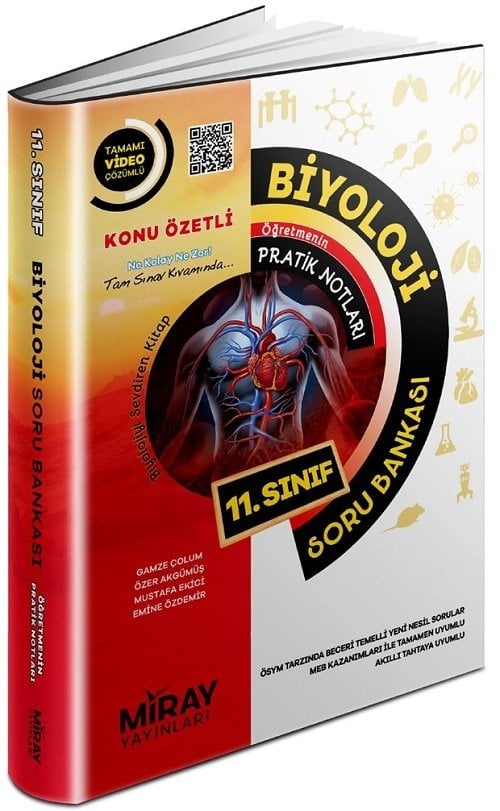 Miray 11. Sınıf Biyoloji Konu Özetli Soru Bankası Miray Yayınları