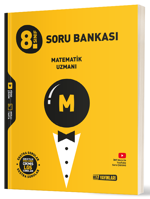 Hız Yayınları 8. Sınıf Matematik Uzmanı Soru Bankası Çözümlü Hız Yayınları