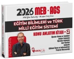 ÖN SİPARİŞ - Hoca Kafası 2026 MEB-AGS Eğitim Bilimleri ve Türk Milli Eğitim Sistemi Konu Anlatım Kitabı-2 - Mevlüt Gündüz Hoca Kafası Yayınları