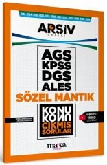 Marka KPSS MEB-AGS DGS ALES Sözel Mantık Çıkmış Sorular Konu Konu Çözümlü Arşiv Serisi Marka Yayınları